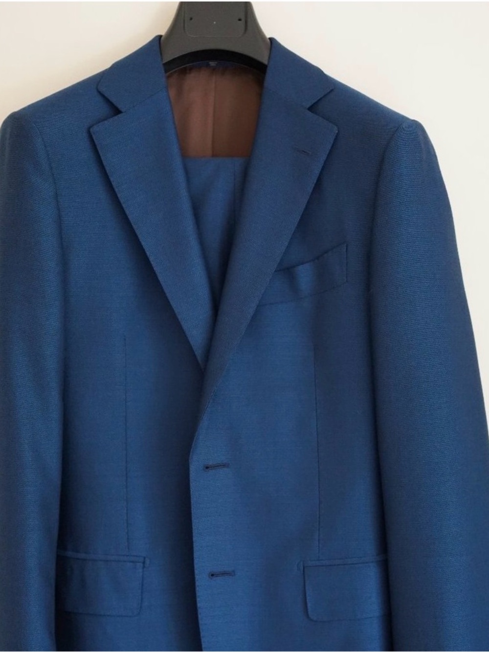 Suitsupply Men's Deep Blue Two-Button Wool Suit Jacket